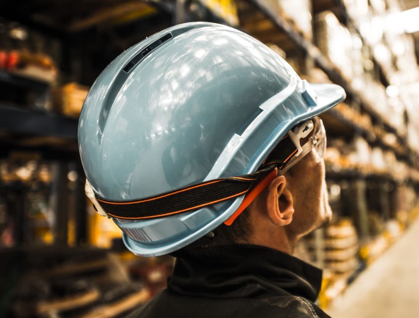 casco de protección laboral